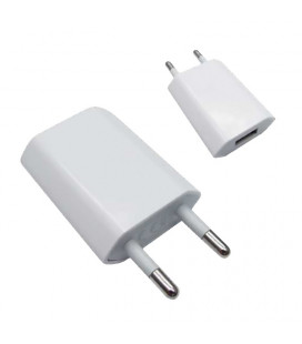 Cargador Nanocable USB Blanco 5V/1A Compatible Ipod/Iphone