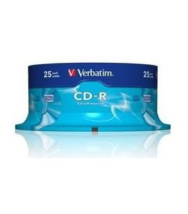 Tarrina de 25 unid. Verbatim CD-R Extra Protection