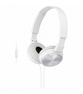 Auriculares Sony MDRZX310APW/ con Micrófono/ Jack 3.5/ Blancos