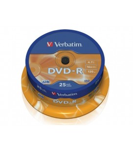 Tarrina de 25 unid. Verbatim AZO DVD-R