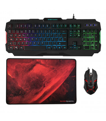 Mars Gaming MCP118 teclado USB QWERTY Español Negro