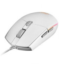 Ratón Gaming Mars Gaming MMGW/ Hasta 3200 DPI/ Blanco