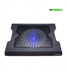 Base de refrigeración portátil B-Move Twist Air 9-17'' LED azul