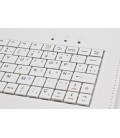 Funda tablet con teclado 7" Blanca