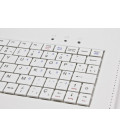 Funda tablet con teclado 9.7" Blanca