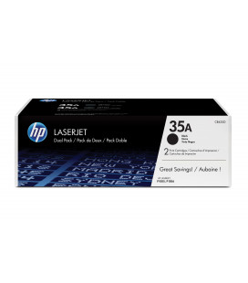 Pack ahorro con 2 Tóner Originales HP LaserJet 35A negro