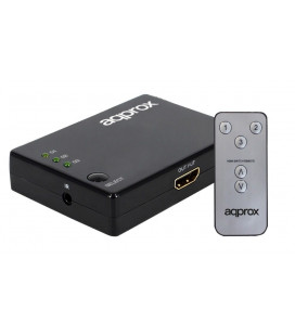 Switch multiplexor Approx APPC29 HDMI 3 entradas 1 salida